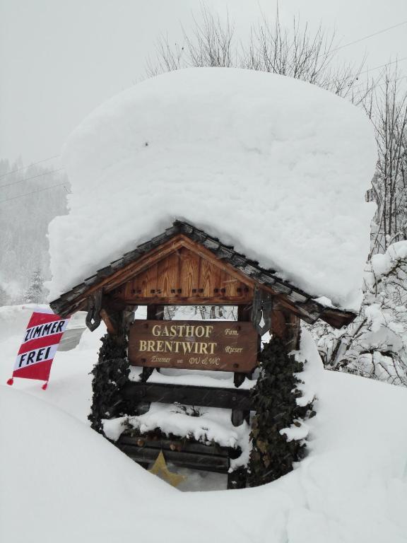Gasthof Brentwirt Pension Leogang Buitenkant foto